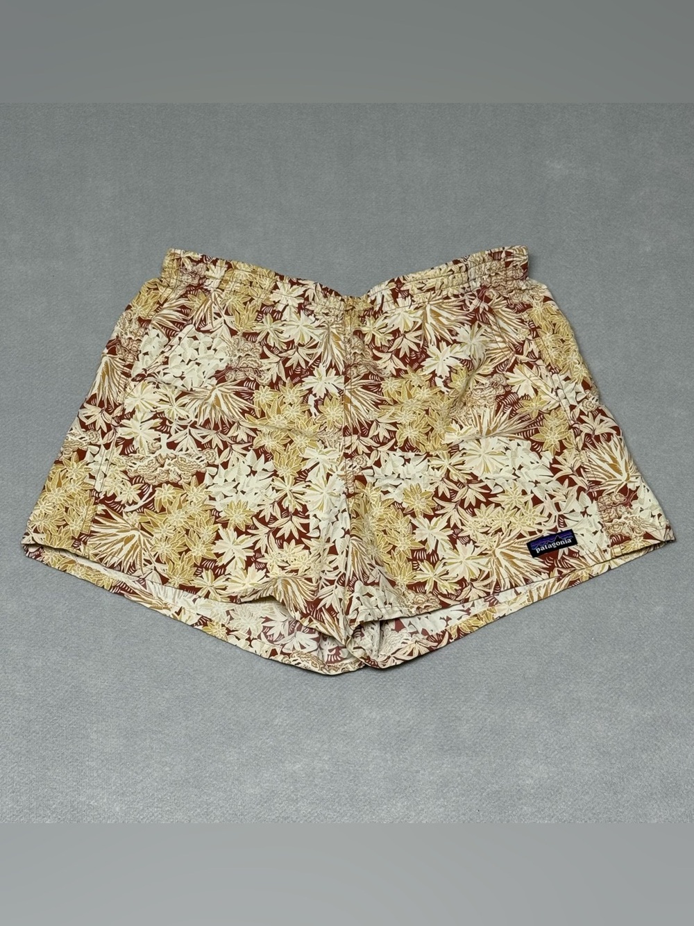 Patagonia Floral Women’s Shorts size M with net liner